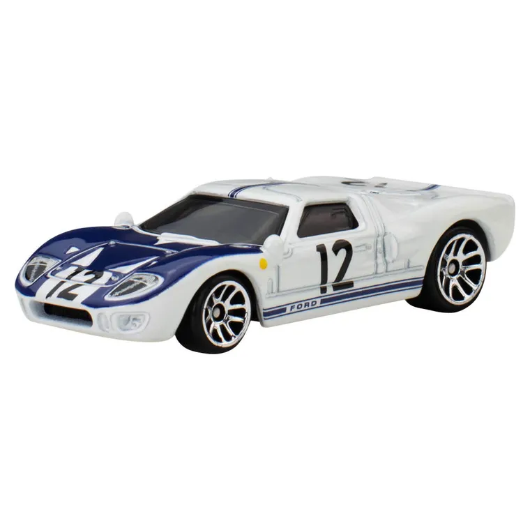 Hot Wheels, Samochodzik Vintage, Ford GT40, pojazd, 1:64