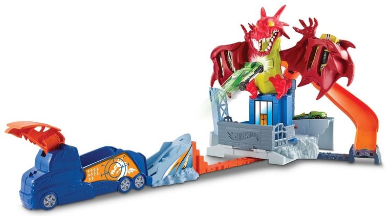 Hot Wheels, Smocze wyzwanie, zestaw torów