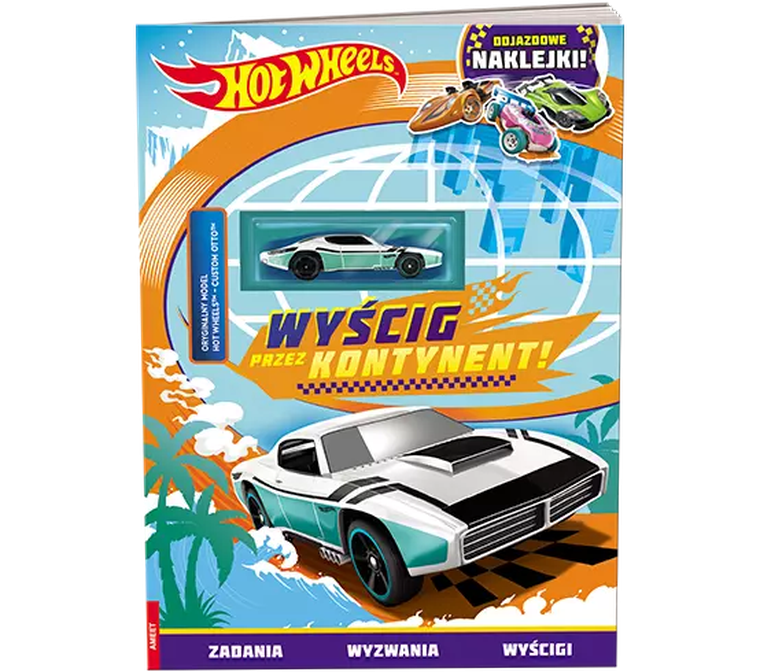 Hot Wheels. Wyścig przez kontynent + auto