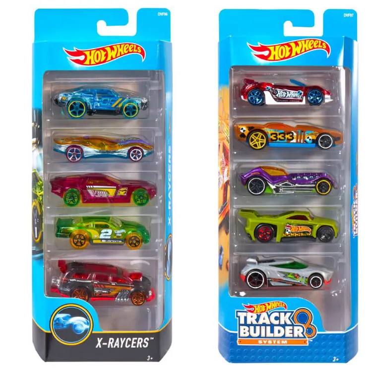 Hot Wheels, zestaw 5 autek