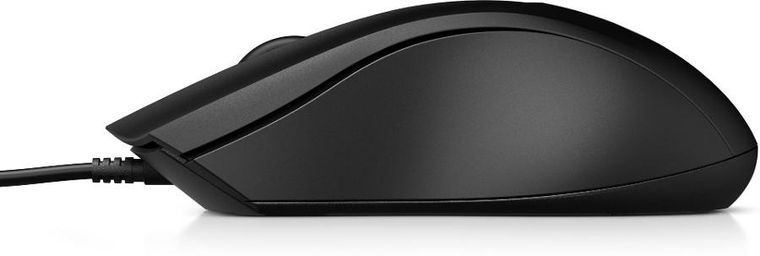 HP, Mysz Wired Mouse 100 Przewodowa, czarna 6vy96aa