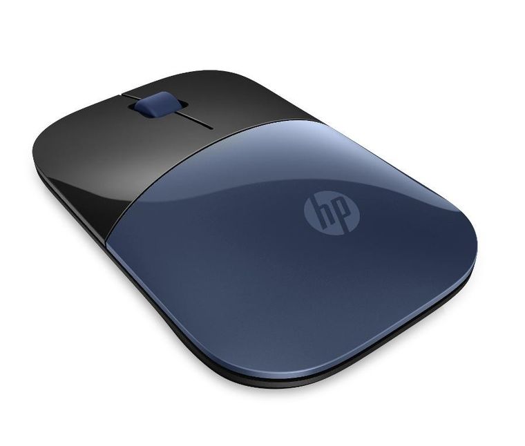 HP, Wireless Mouse, myszka bezprzewodowa, 7UH88AA, czarno-niebieska