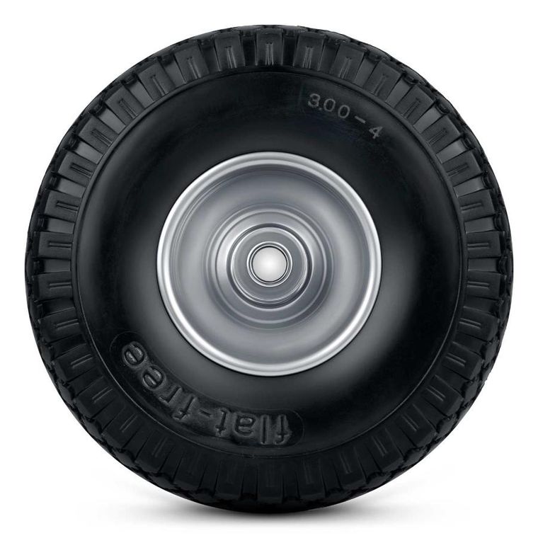 Humberg, koło do taczki bezdętkowe, czarno-srebrne, 3.00-4