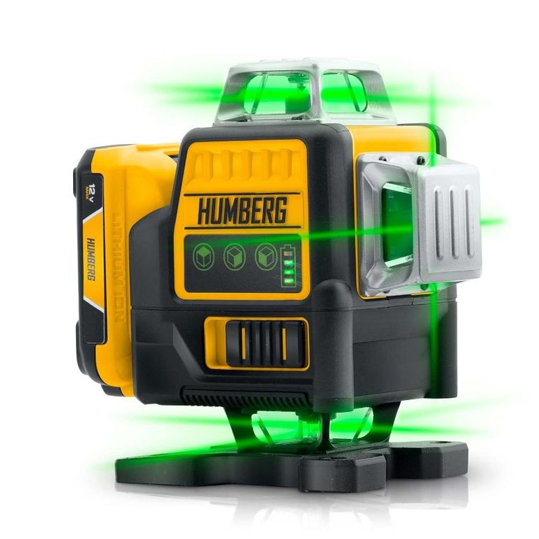 Humberg, laser krzyżowy w walizce, ze statywem, HM-171