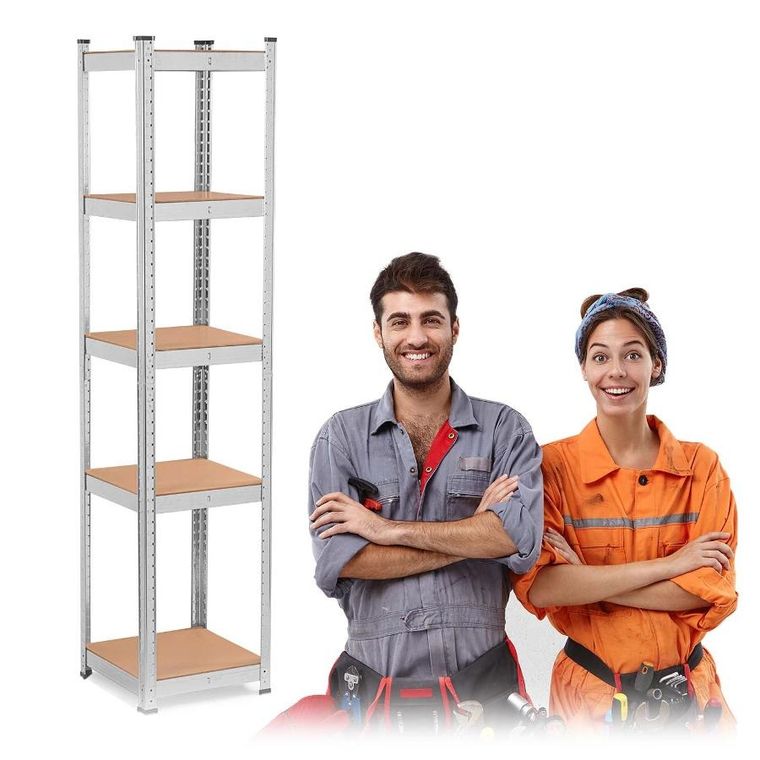 Humberg, regał metalowy magazynowy 180-40-40 cm