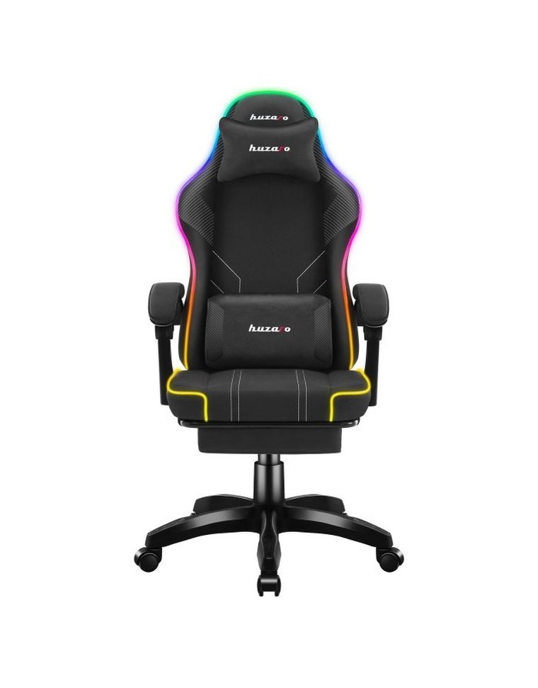 Huzaro, Force, 3.7, fotel gamingowy, RGB, Black