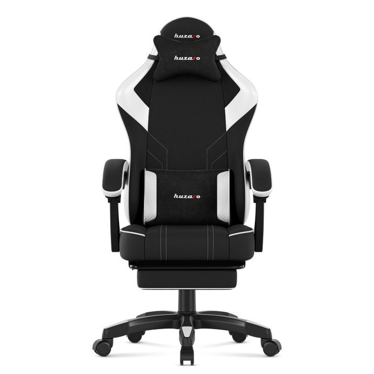 Huzaro, Force 3.7 White Carbon, fotel gamingowy