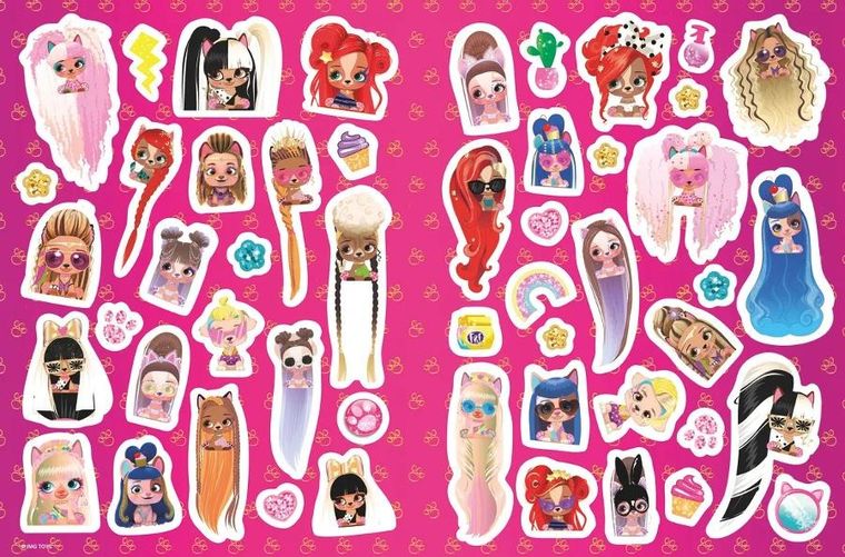 I love VIP Pets. Koloruj! Rozwiązuj! 50 naklejek świecących w ciemności. Celebripets