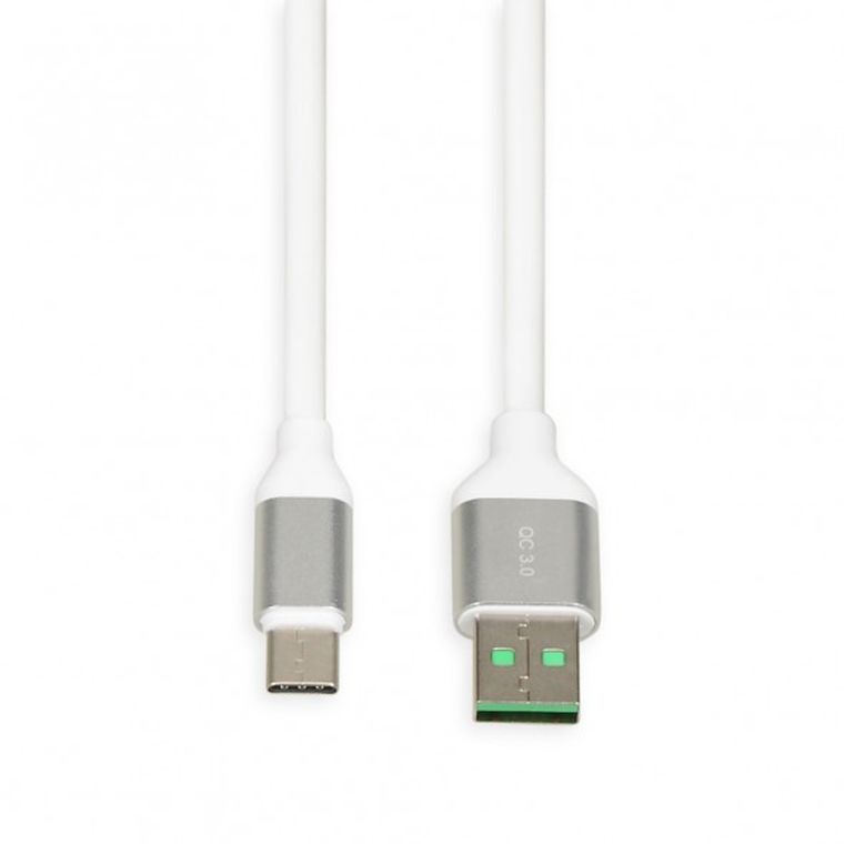 iBox, kabel, IKUMTCWQC, USB 2.0 typu A, USB typu C, 1,5 m, biały