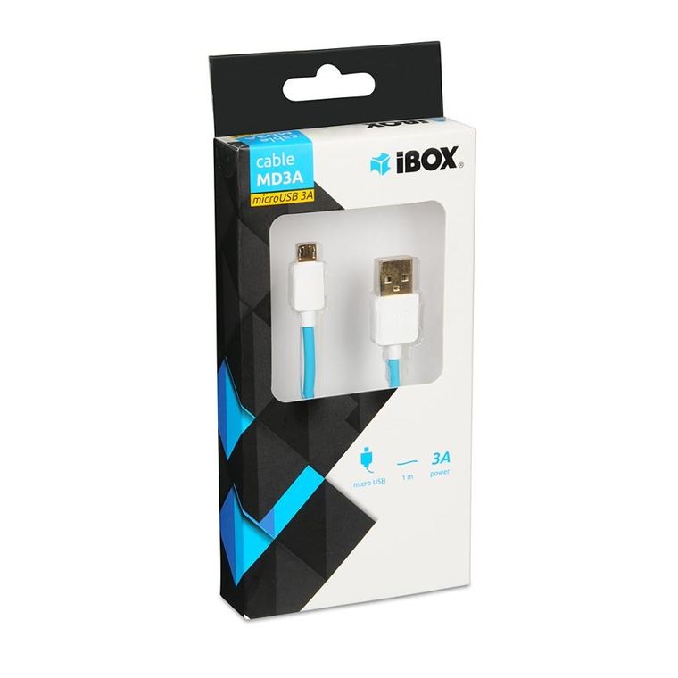 Ibox, kabel Micro USB 3A, MD3A