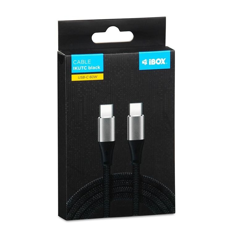 IBox, kabel USB-C, 60W, 1m