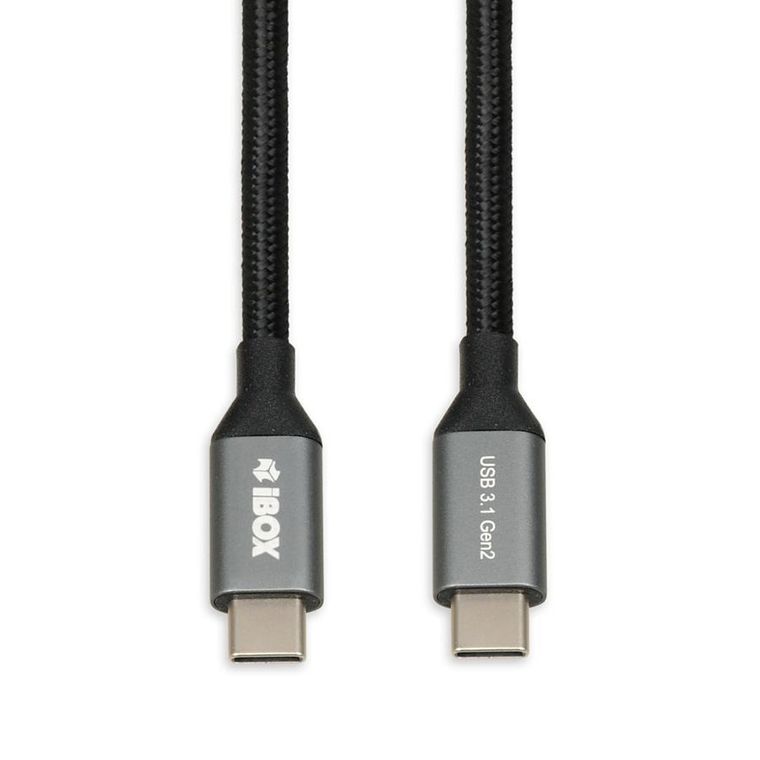 Ibox, kabel USB Typu C - USB Typu C, 1m, czarny