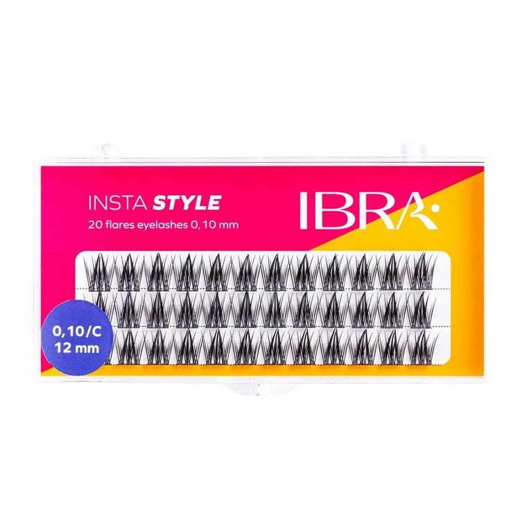 Ibra, Insta Style, kępki rzęs, 12 mm