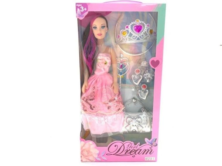 Icom, lalka księżniczka, z akcesoriami, 45 cm