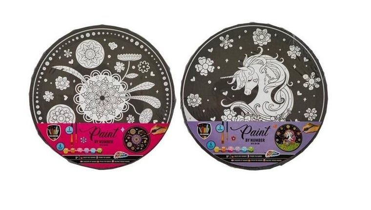 Icom, malowanie po numerach, 30 cm