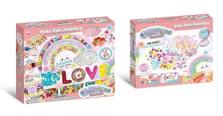 Icom, zestaw koralików, Tęcza