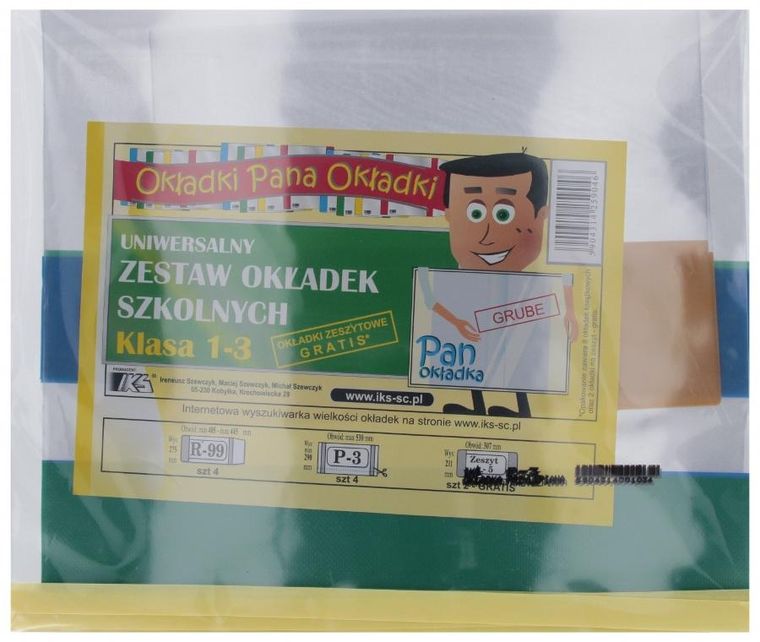 Iks, zestaw okładek dla klas 1-3
