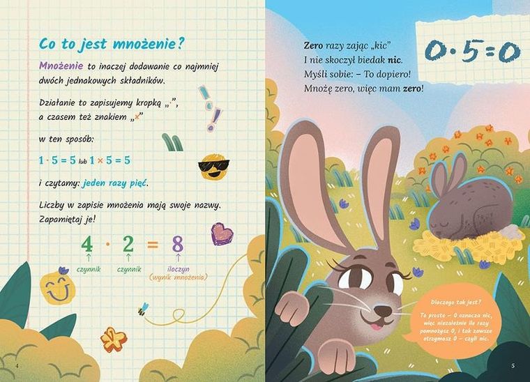 Ilustrowana tabliczka mnożenia. Rymujesz i zapamiętujesz! sprytne sposoby na tabliczkę - bez trudu