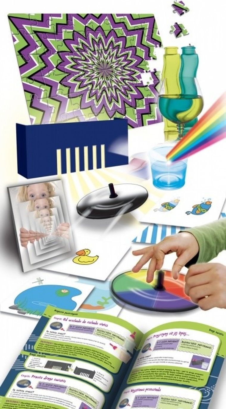 I'm a Genius, Optyka, 25 Eksperymentów, zestaw naukowy