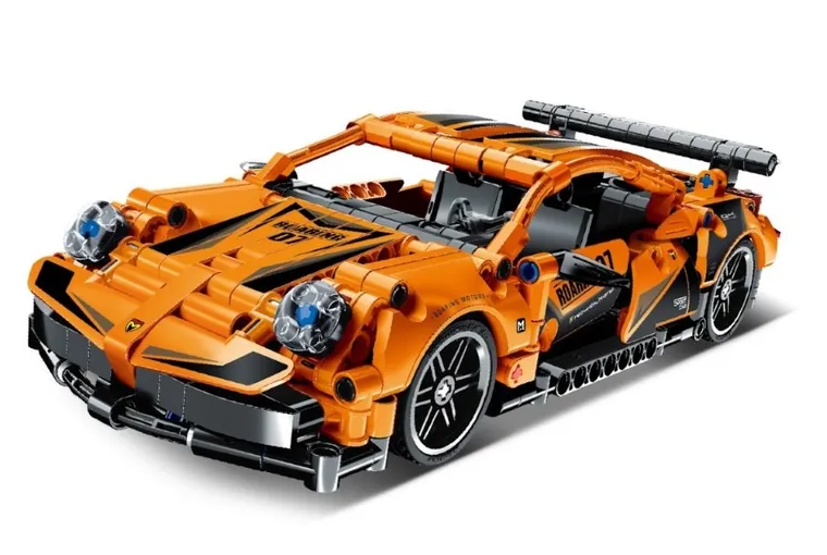 iM.Master, auto pomarańczowe, klocki, 490 elementów