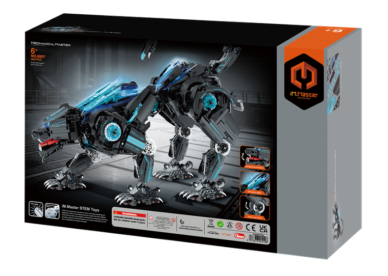 iM.Master, Czarny lampart, klocki konstrukcyjne, 3821 elementów