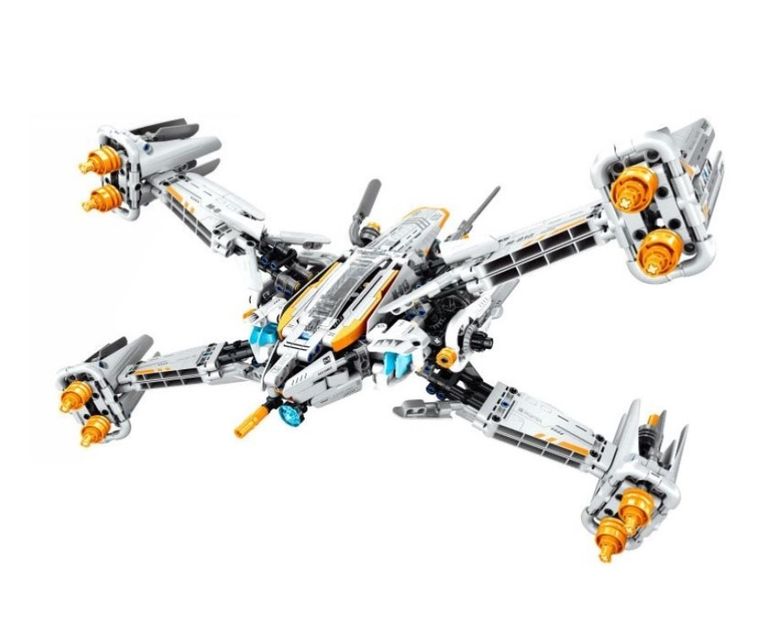 iM.Master, gwiezdny okręt wojskowy 3w1, klocki, 1018 elementów