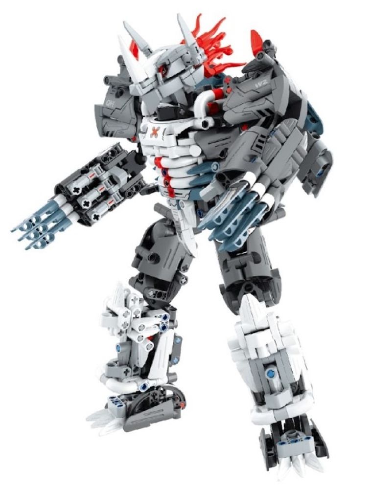 iM.Master, Mecha wojownik, srebrny, klocki, 965 elementów