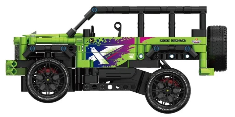 iM.Master, RC auto terenowe lime, klocki, 484 elementów