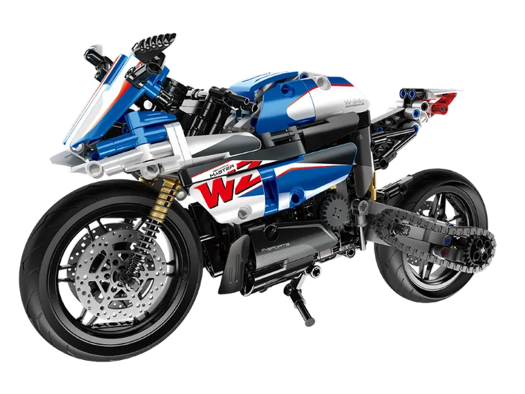 iM.Master, ścigacz niebieski, klocki, 542 elementy