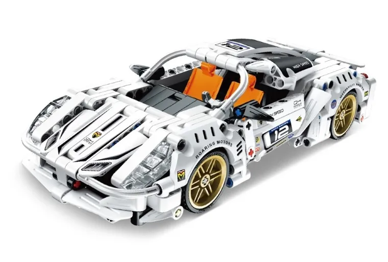 iM.Master, super auto białe, klocki, 437 elementy