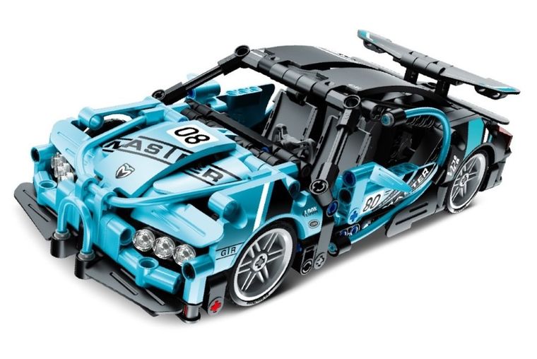 iM.Master, super auto niebieskie, klocki, 422 elementy