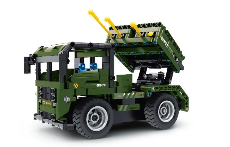 iM.Master, Wóz bojowy z wyrzutnią rakiet, zdalnie sterowany, klocki, 364 elementów