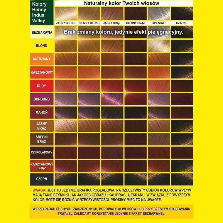 Indus Valley, wegańska farba do włosów na bazie henny, ciemny brąz, eko, 100g