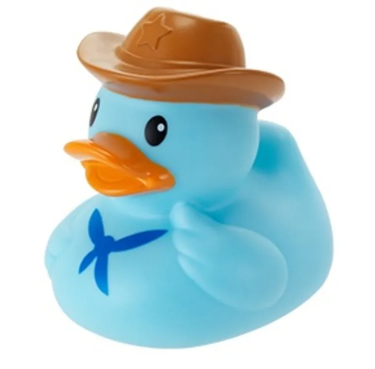 Infantino, kaczka kąpielowa, kowboj, zabawka do kąpieli