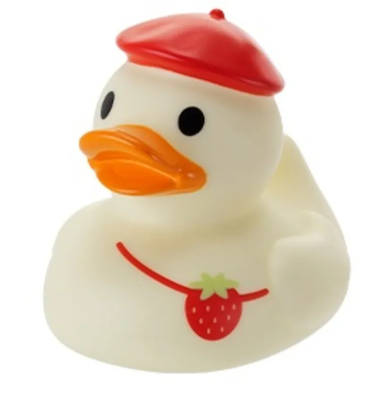 Infantino, kaczka kąpielowa, truskawka, zabawka do kąpieli