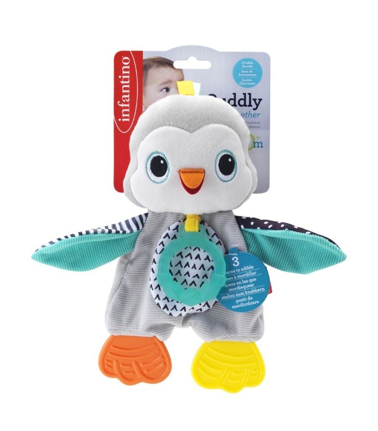 Infantino, pluszowy pingwin z gryzaczkami