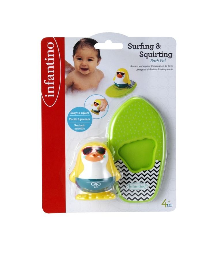 Infantino, psikawka na wodę, pingwin, surfer