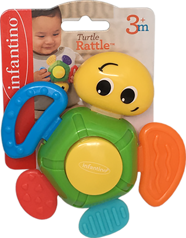 Infantino, żółwik, piszczałka, gryzak