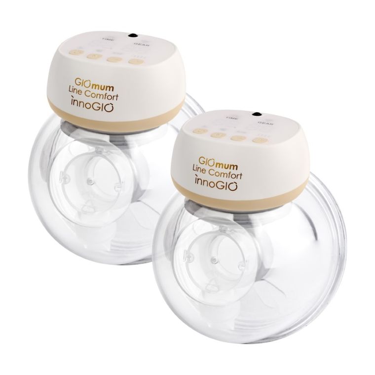 InnoGIO, GIOmumLine Comfort, laktator elektryczny, muszlowy, podwójny