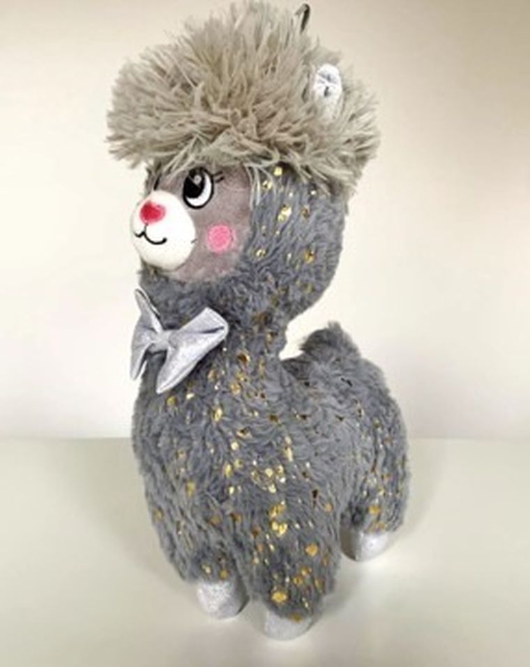 InnoGIO, GIOplush, Alpaca, maskotka, gray, 30 cm