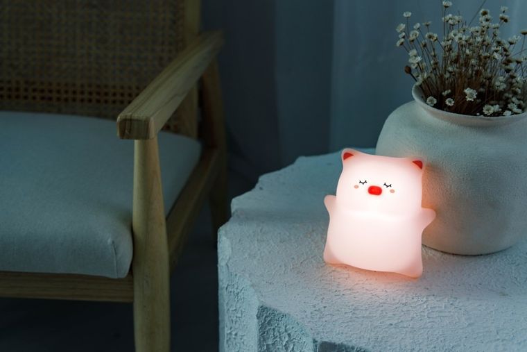 InnoGIO, GIOsleep Piggy, silikonowa lampka nocna