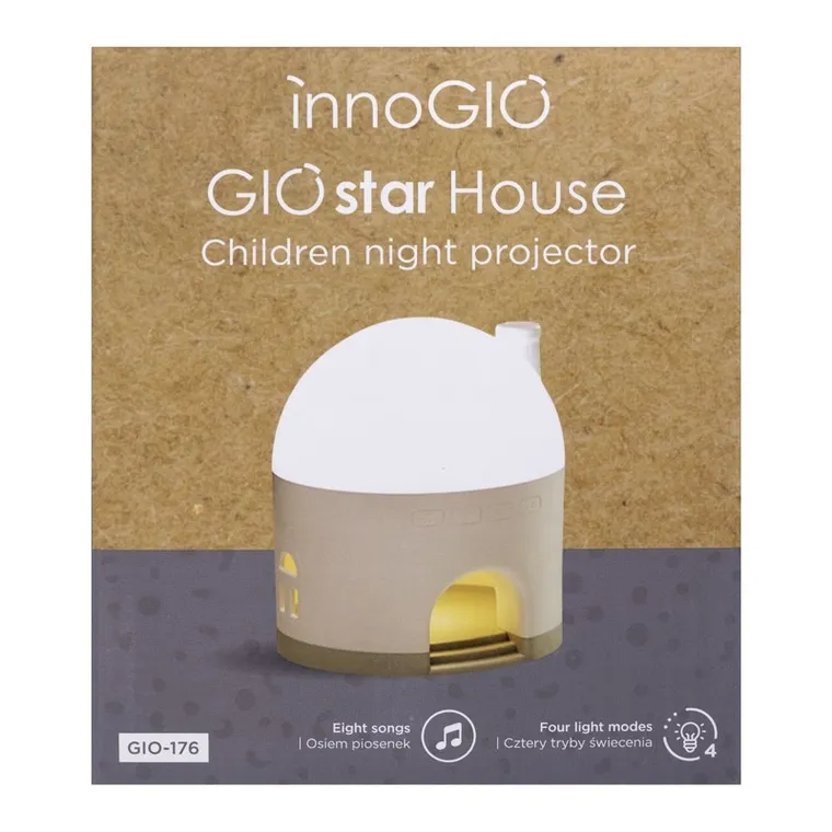 InnoGIO, GIOstar, Domek, projektor dla dzieci z pozytywką