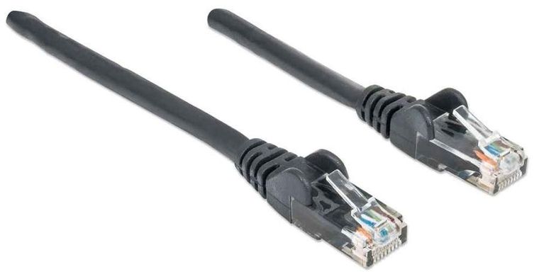 Intellinet, patchcord, kat. 6, UTP, 3m, czarny