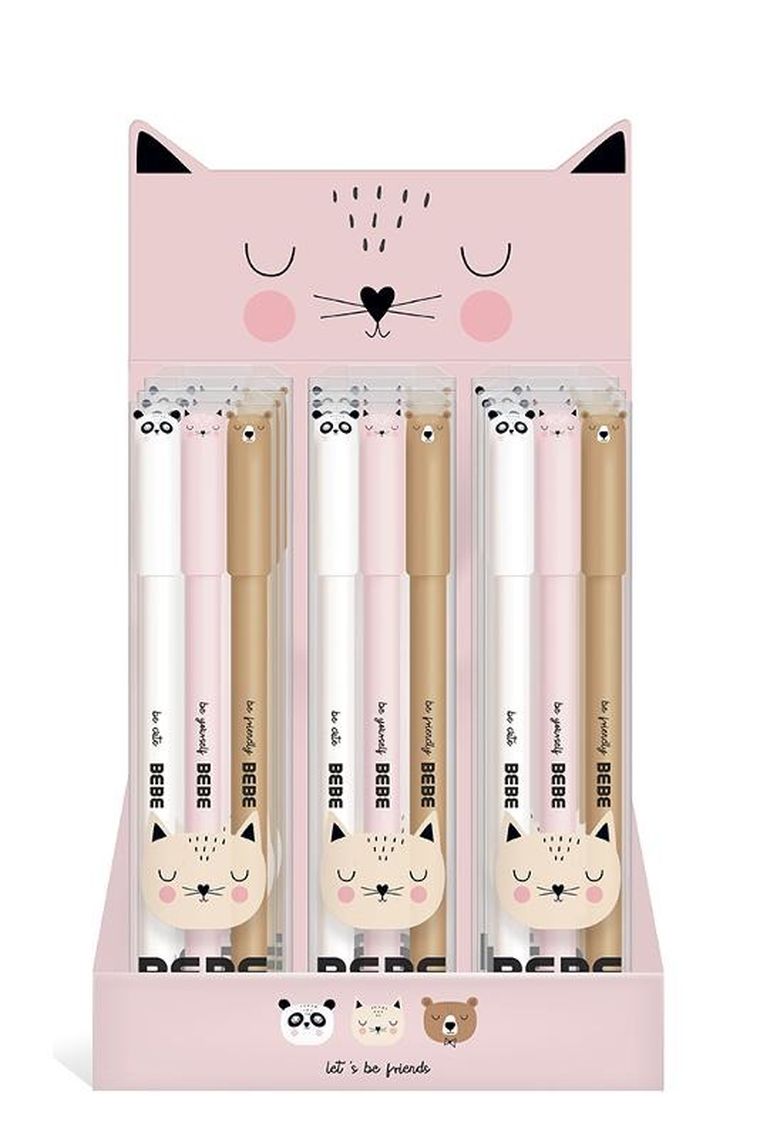 Interdruk, BB Friends, długopis ścieralny, 3 szt.