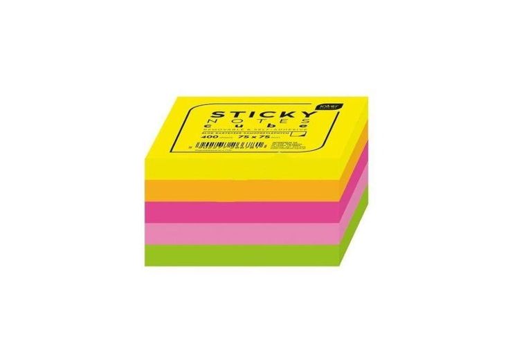 Interdruk, Sticky Notes, karteczki samoprzylepne, 75-75 mm, 300 kartek