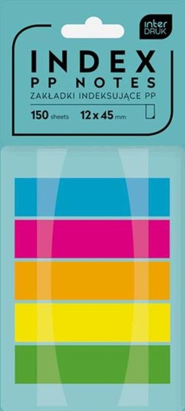 Interdruk, zakładki indeksujące w podajniku