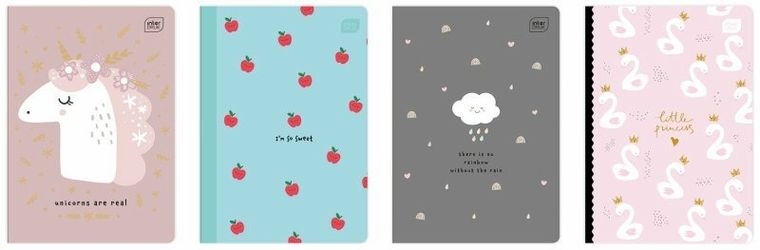 Interdruk, zeszyt A5, 16 kartek, kratka, Trends Girls, 1 szt.