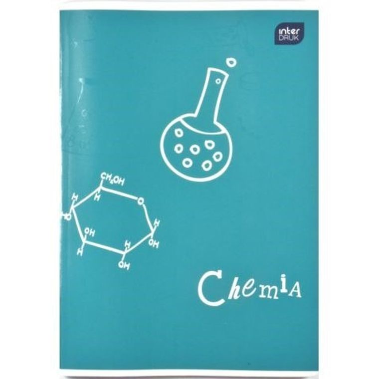 Interdruk, zeszyt A5, 60 kartek, kratka, chemia, 1 szt.