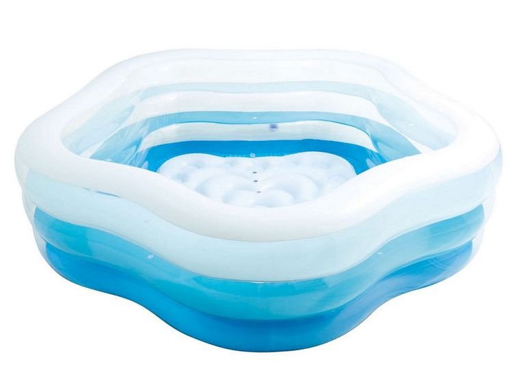 Intex, basen dmuchany, letnie kolory, 185-180-53 cm