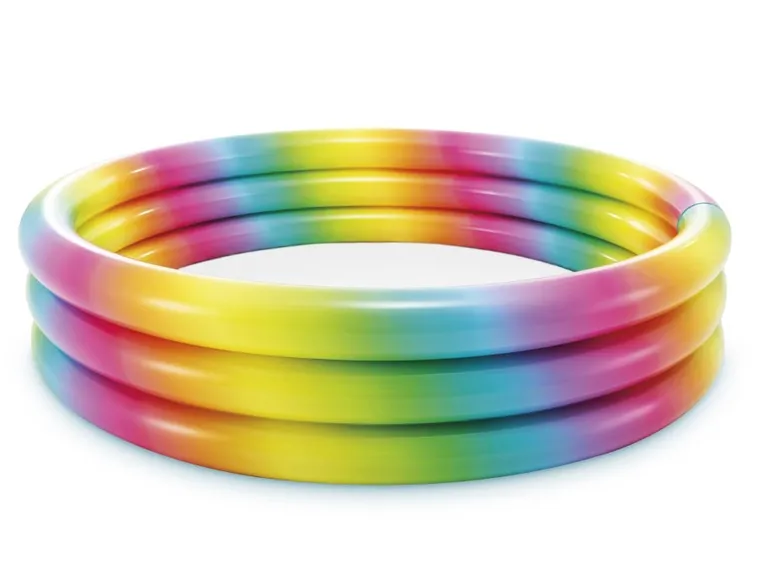 Intex, basen dmuchany, okrągły, kolorowy, 133-147cm